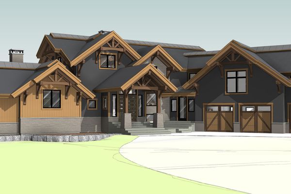 Northern-Meadows-Whitecourt-Alberta-Canadian-Timberframes-Design-Front-Perspective